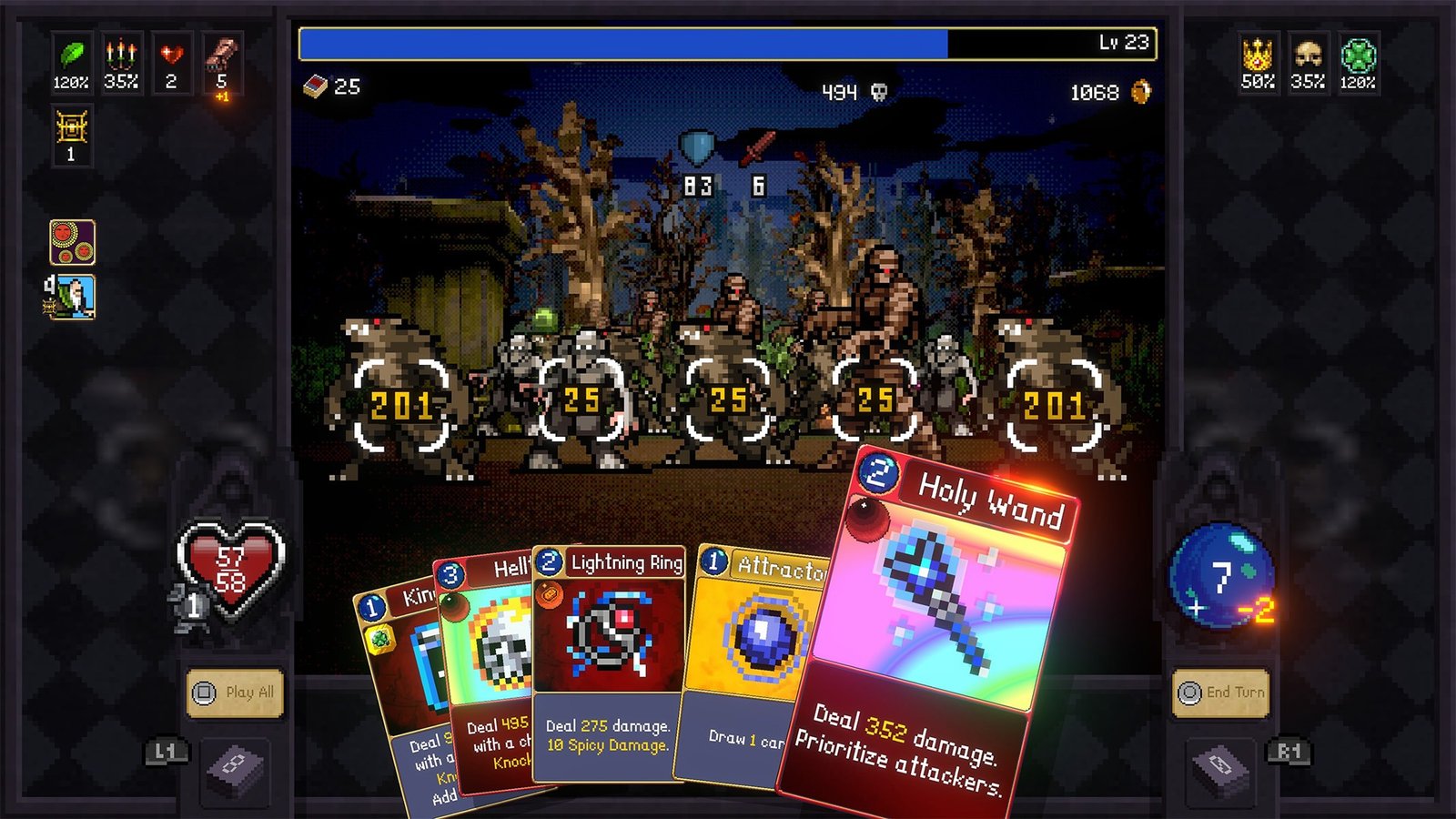 Vampire Crawlers Combat