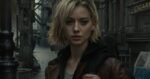 Comparison of Grace character model in Resident Evil Requiem with and without DLSS 5 face rendering