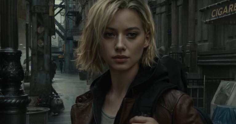 Comparison of Grace character model in Resident Evil Requiem with and without DLSS 5 face rendering