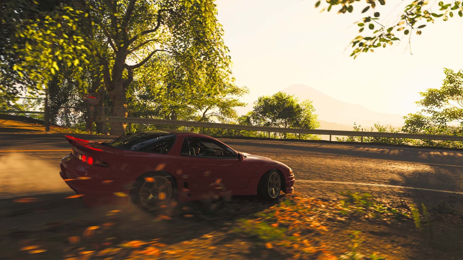 Driving down Hakone Nanamagari in a Mistubishi 3000GT in Forza Horizon 6