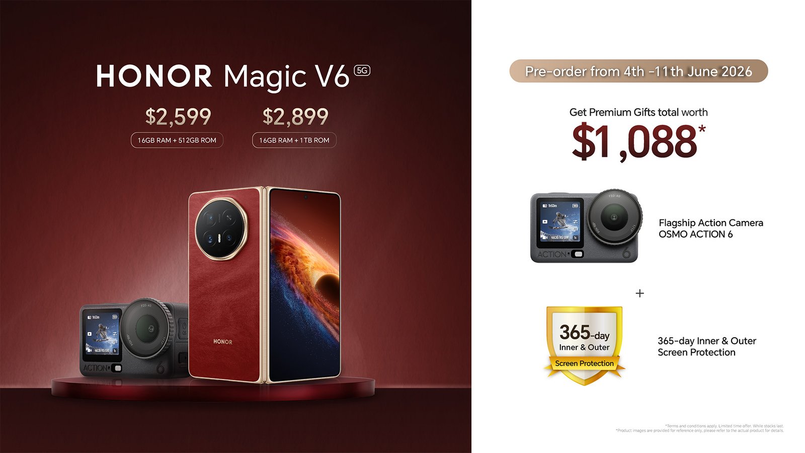 HONOR Magic V6 Preorders