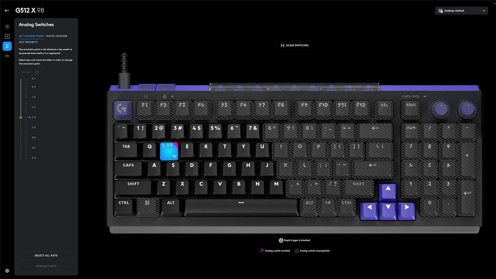 Logitech G512 X 98 Keyboard G Hub