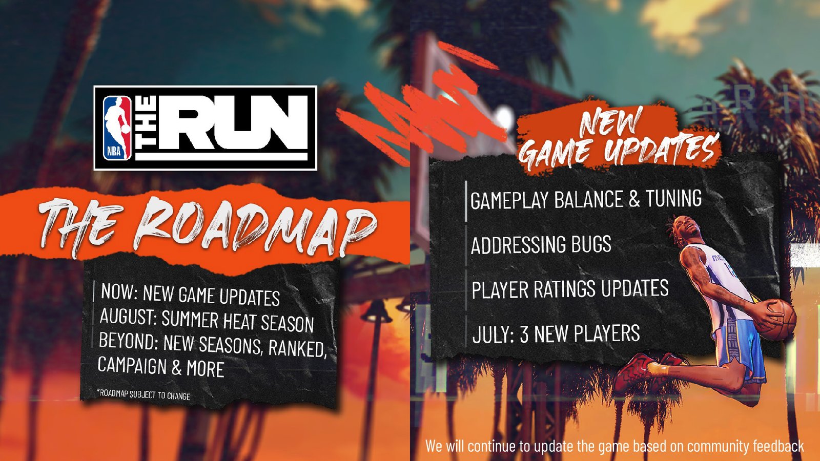 NBA The Run Roadmap
