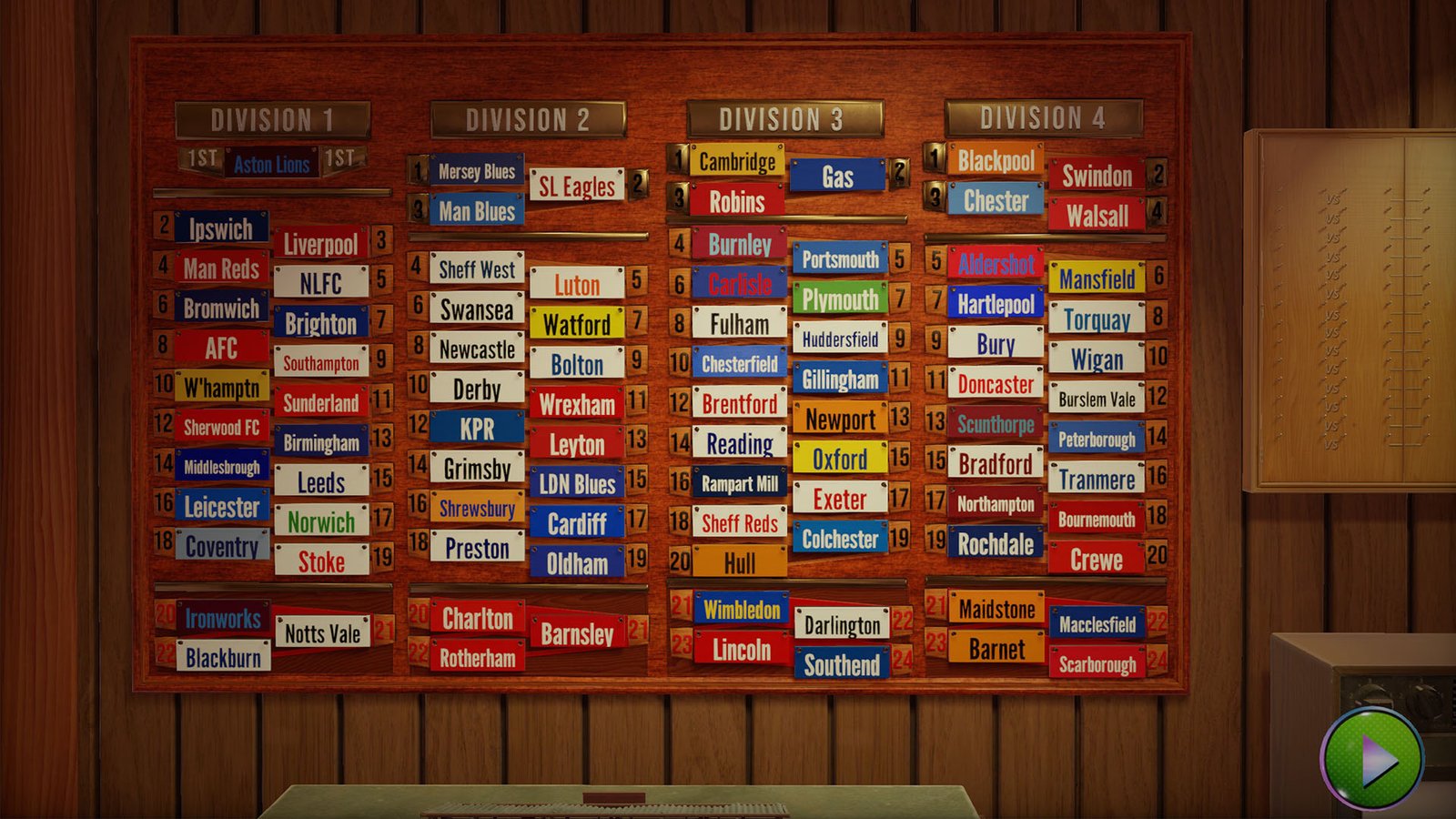 NUTMEG! A Nostalgic Deckbuilding Football Manager Table