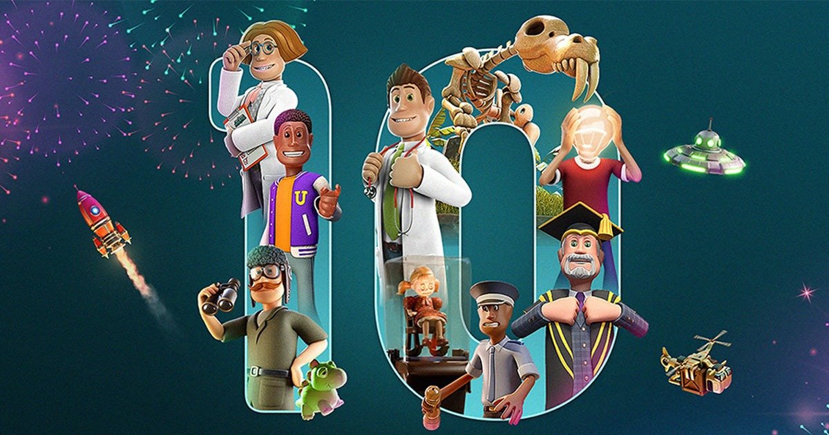 Two Point Museum Marks Two Point Studios’ 10th Anniversary With Free Trial, New Updates & Dave the Diver Crossover