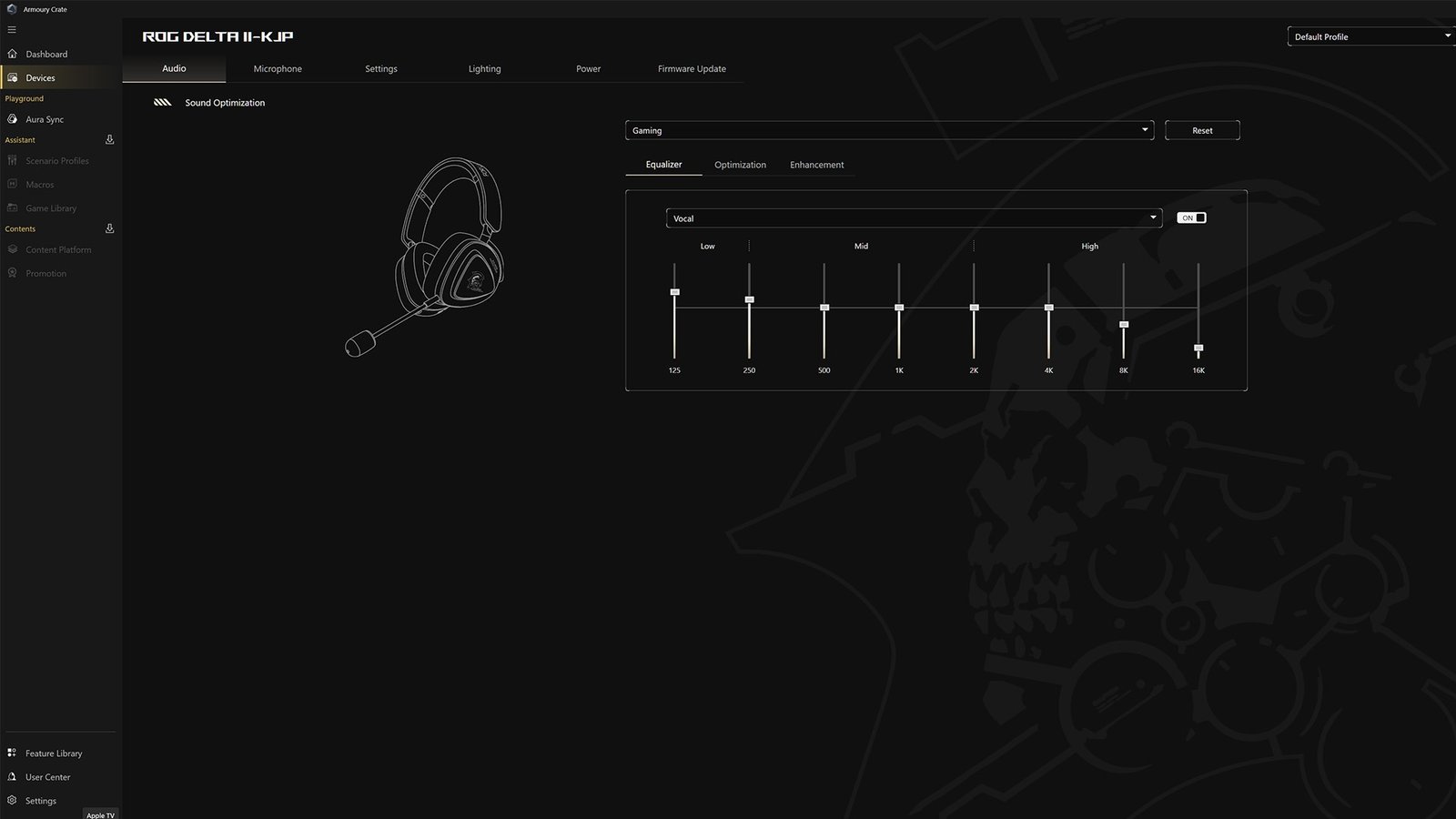 ASUS ROG Kojima Productions Armory Crate Theme