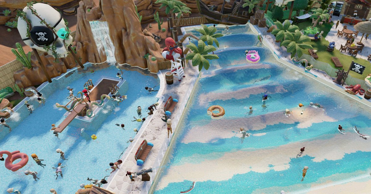 Aquapark Tycoon Lets Players Build Chaotic Water Parks With Friends in Early Access This July