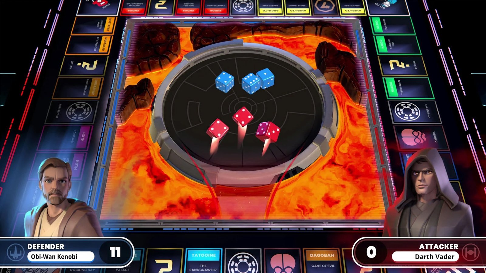 MONOPOLY: Star Wars Heroes vs. Villains Dice Roll