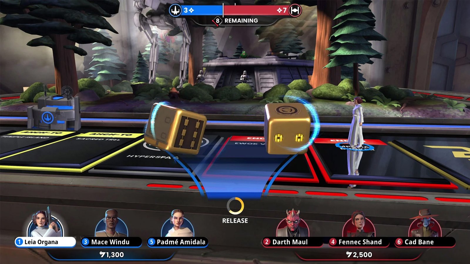 MONOPOLY: Star Wars Heroes vs. Villains Special Dice