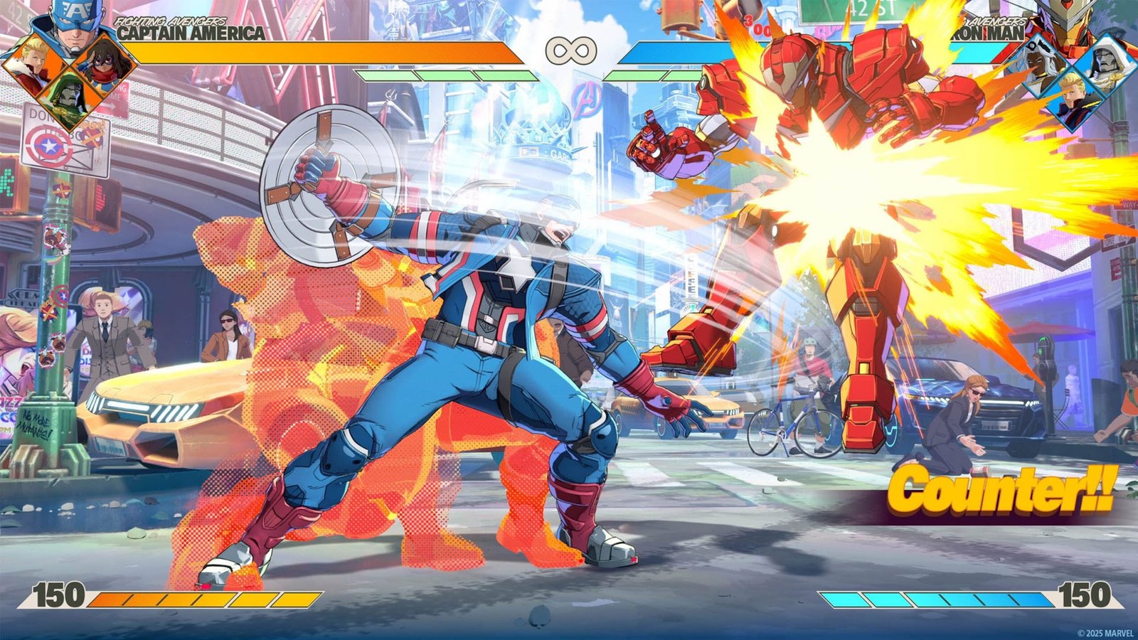 Marvel Tōkon: Fighting Souls Captain America Iron Man