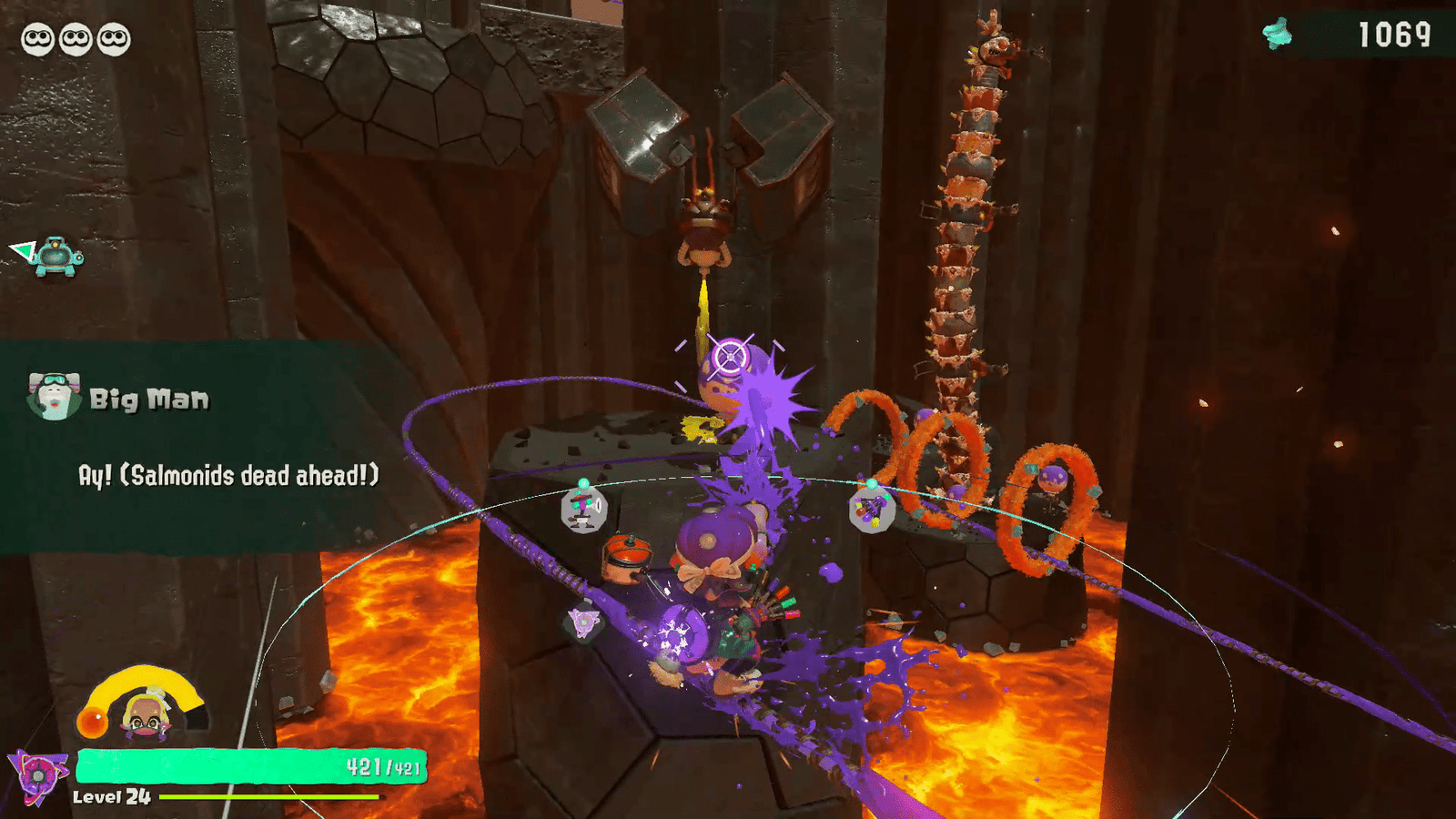 Splatoon Raiders - platforming