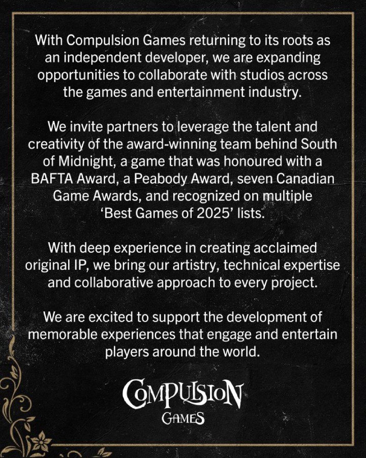 Compulsion Games Independent Era Begins With a Collaboration Push