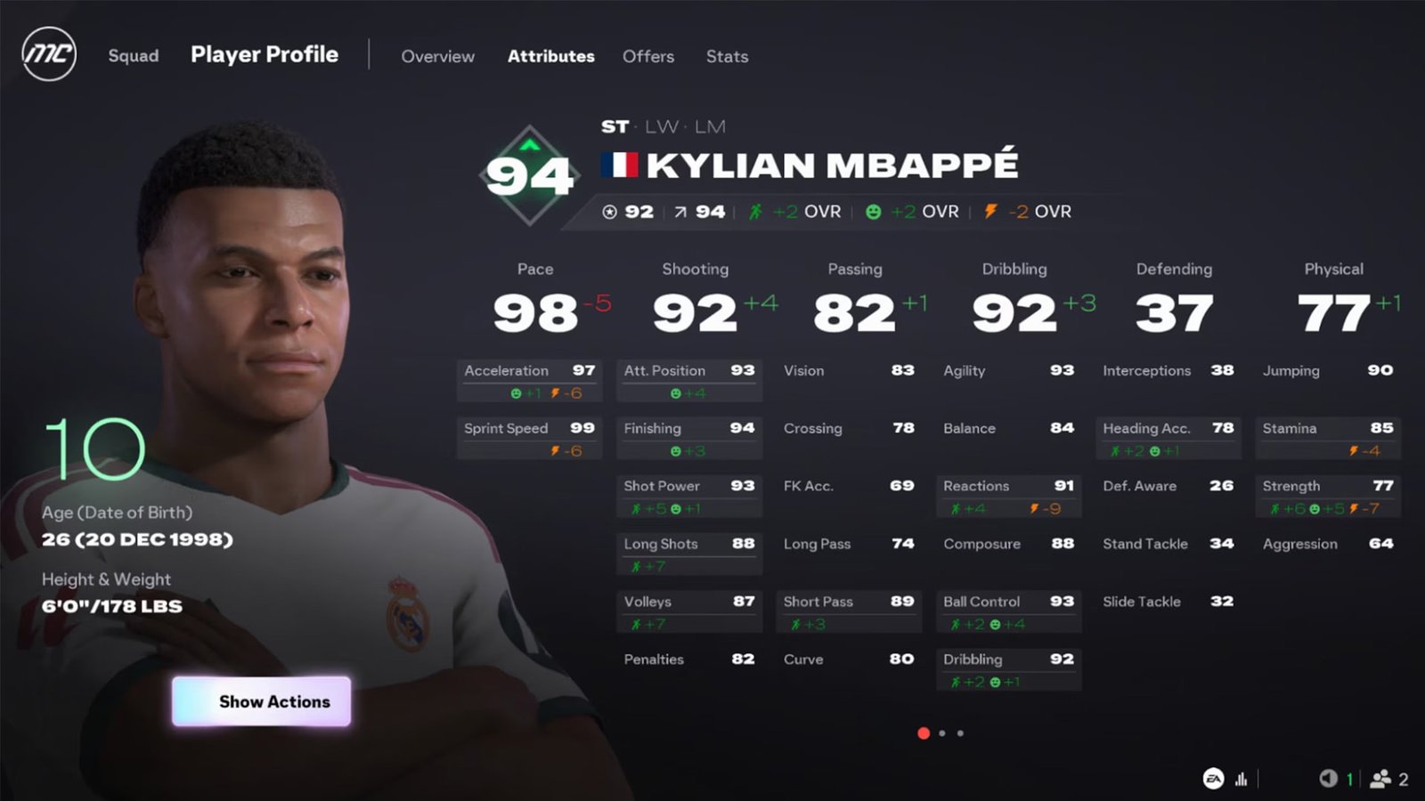 EA Sports FC 27 Dynamic OVR