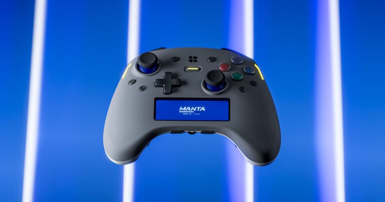 Genki Reveals Manta, Its First Pro Controller With TMR Sticks, 8000Hz Polling & an Onboard Display