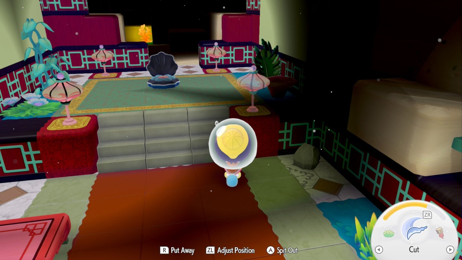 Pokémon Pokopia Bubbly Basin DLC - dark depths