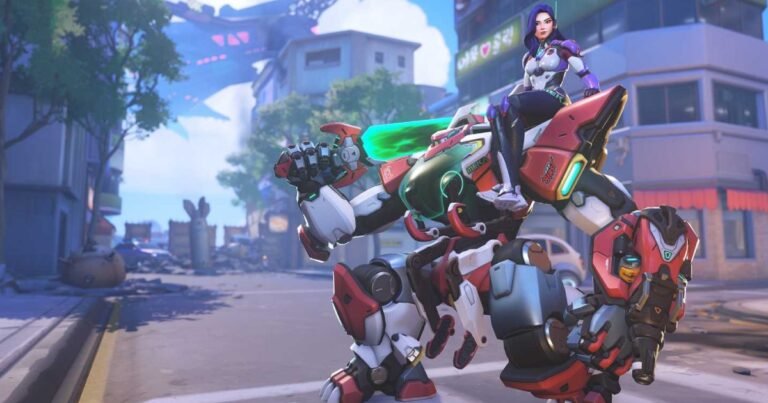 D.Mon, D.Va's fellow MEKA pilot, joins Overwatch as a new Tank hero with her deadly Beast mech and Plasma Sword.