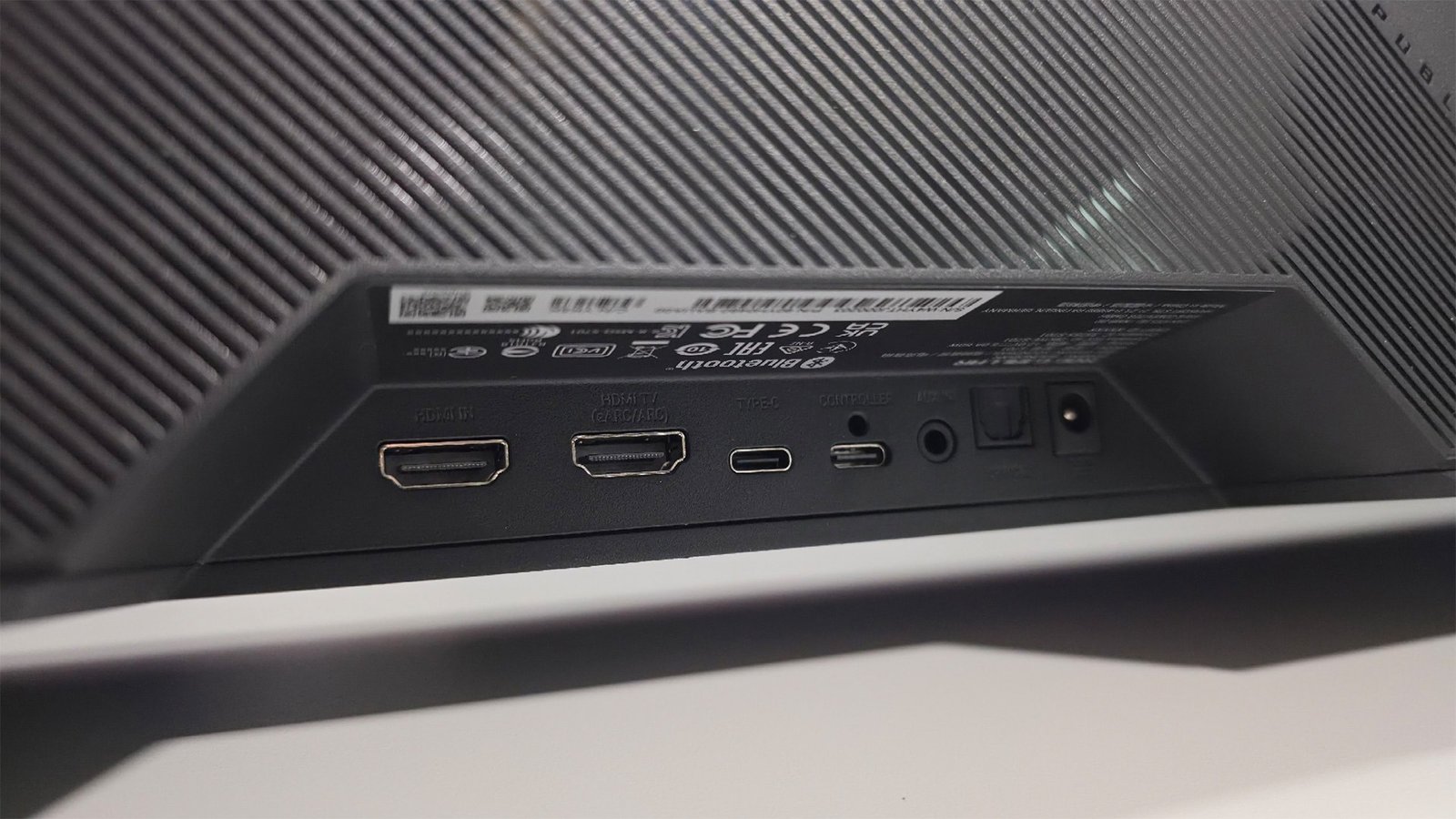 ASUS ROG Gjallar Gaming Soundbar Ports