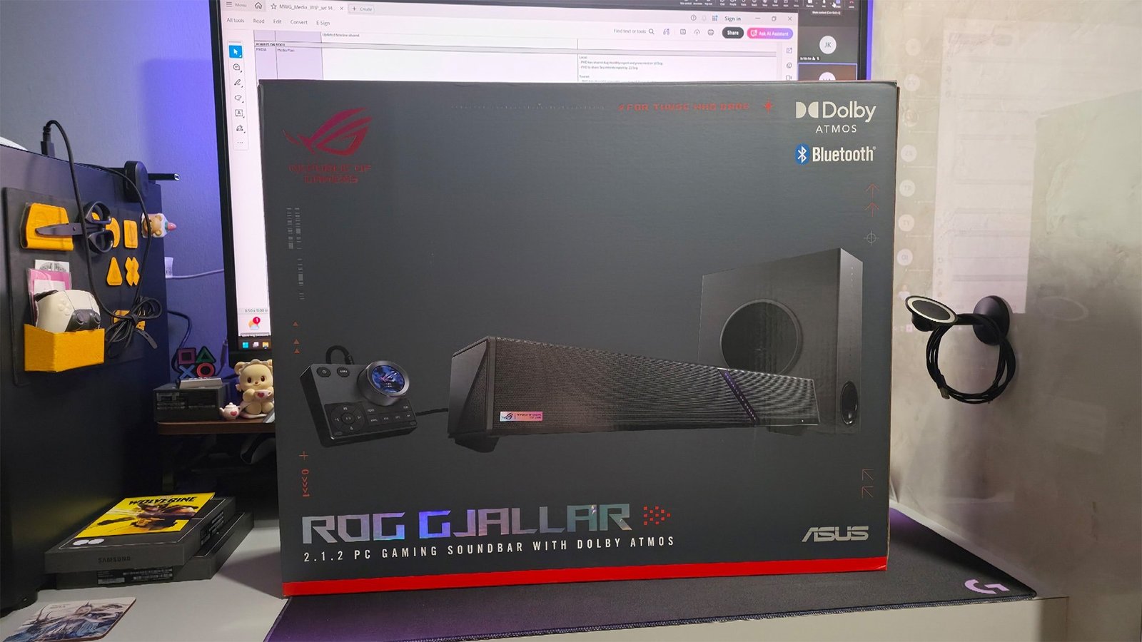 ASUS ROG Gjallar Gaming Soundbar Package