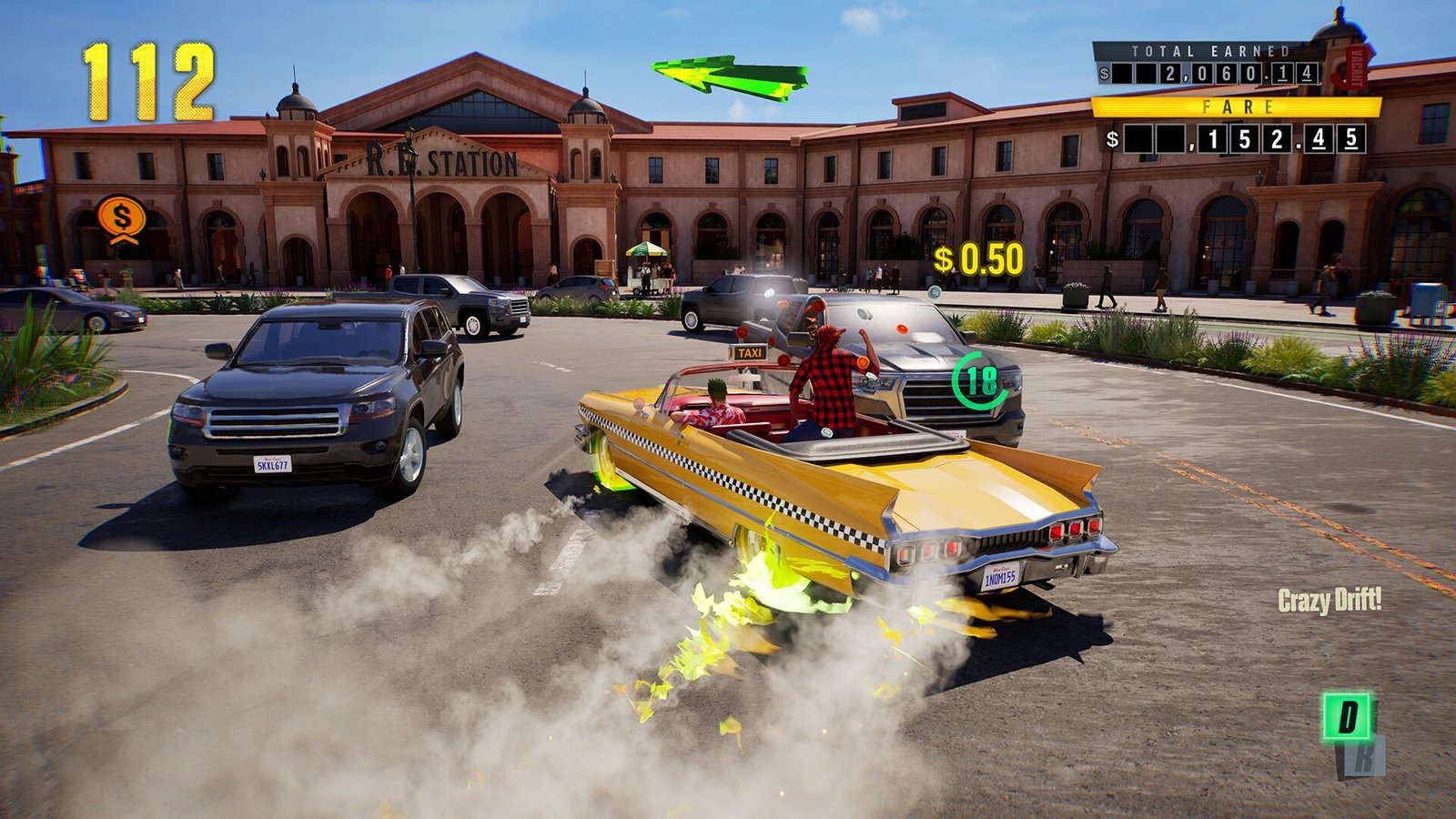 Crazy Taxi: World Tour drift