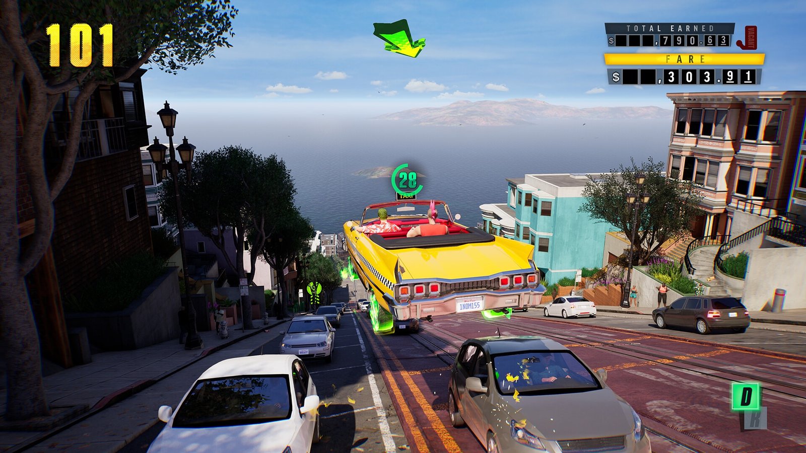 Crazy Taxi: World Tour jump in SF