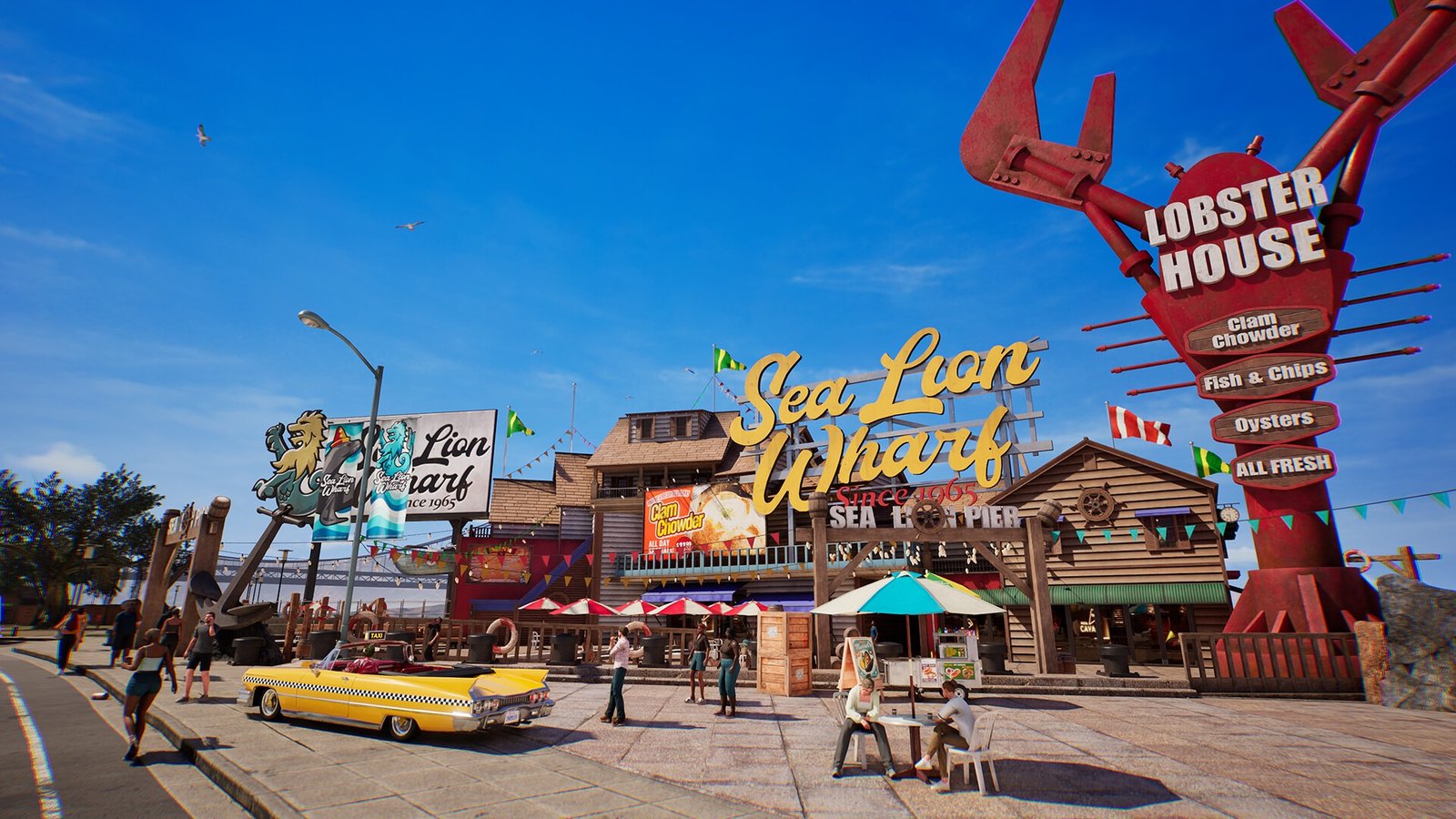Crazy Taxi: World Tour American restaurants