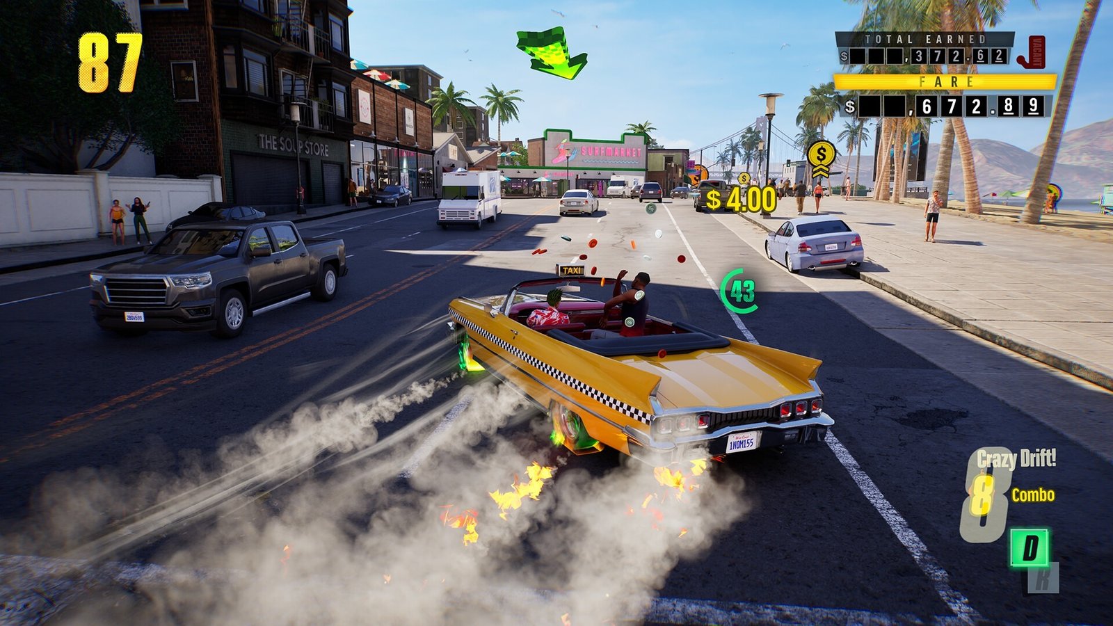 Crazy Taxi: World Tour rush