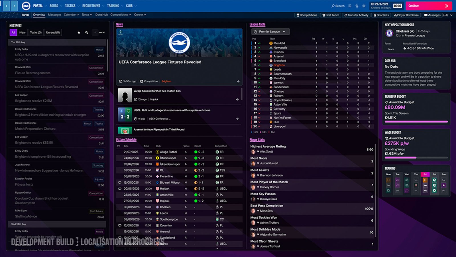 Football Manager 27 Navigation