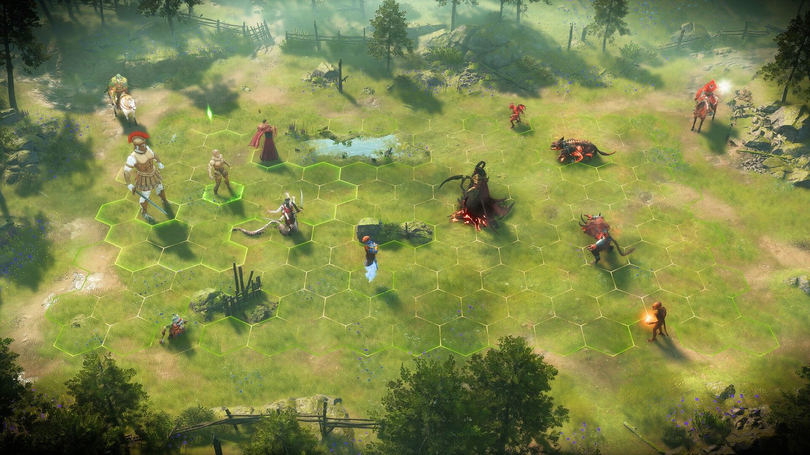 Heroes of Might and Magic III Remake battle on green field