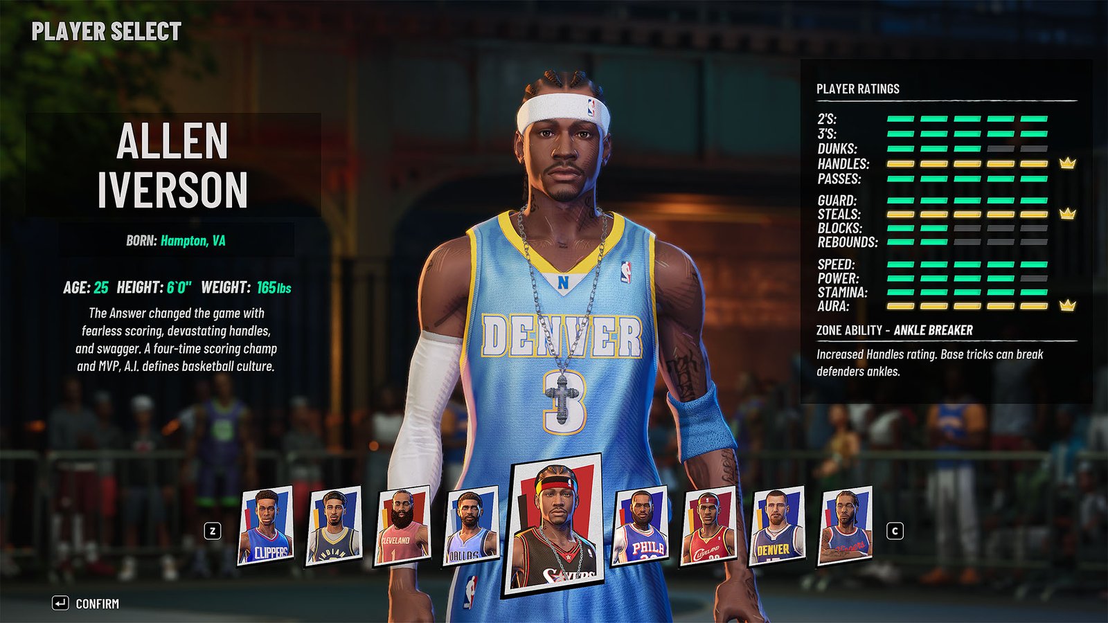 NBA The Run Legends Update Allen Iverson