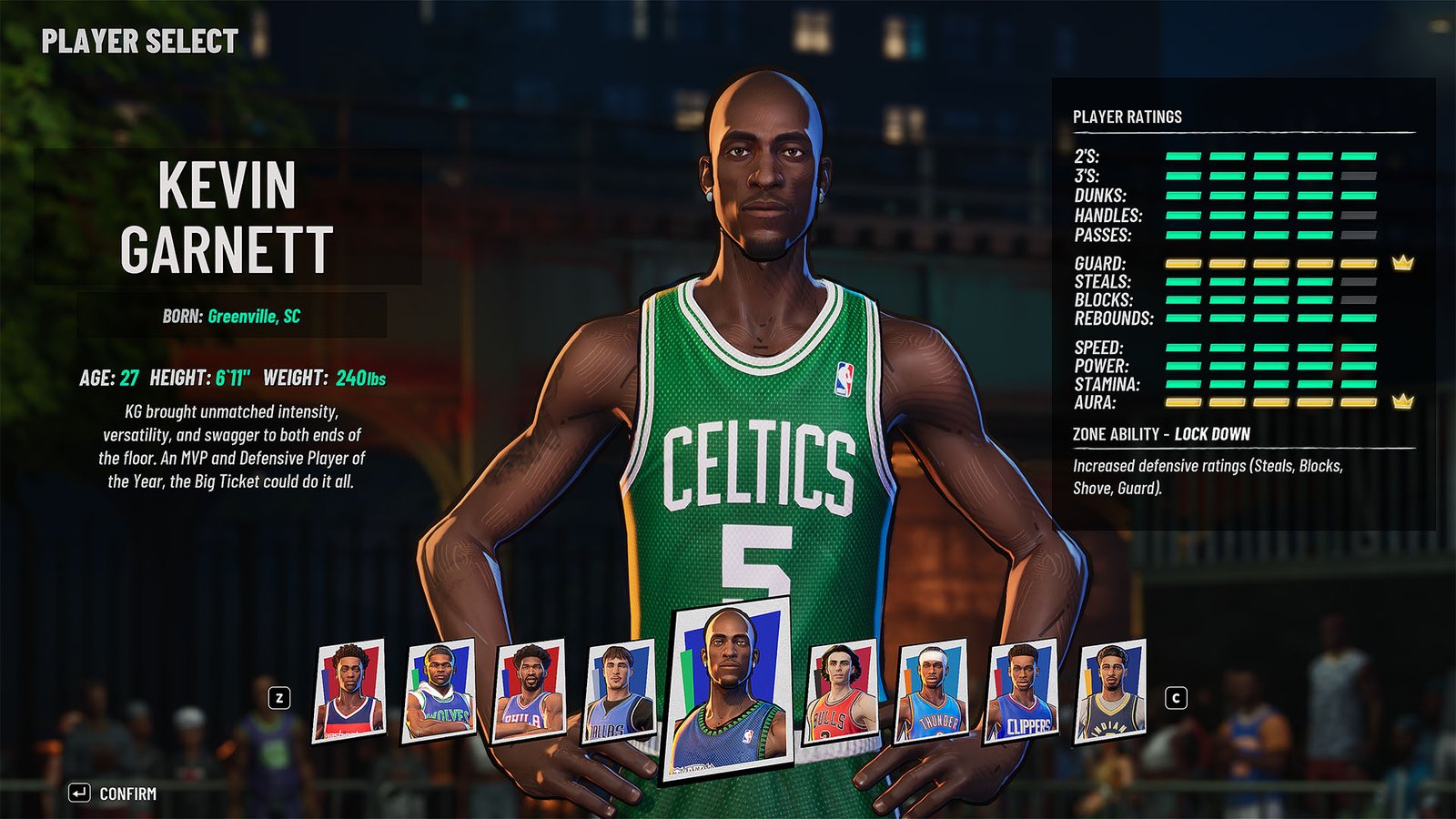 NBA The Run Legends Update Kevin Garnett