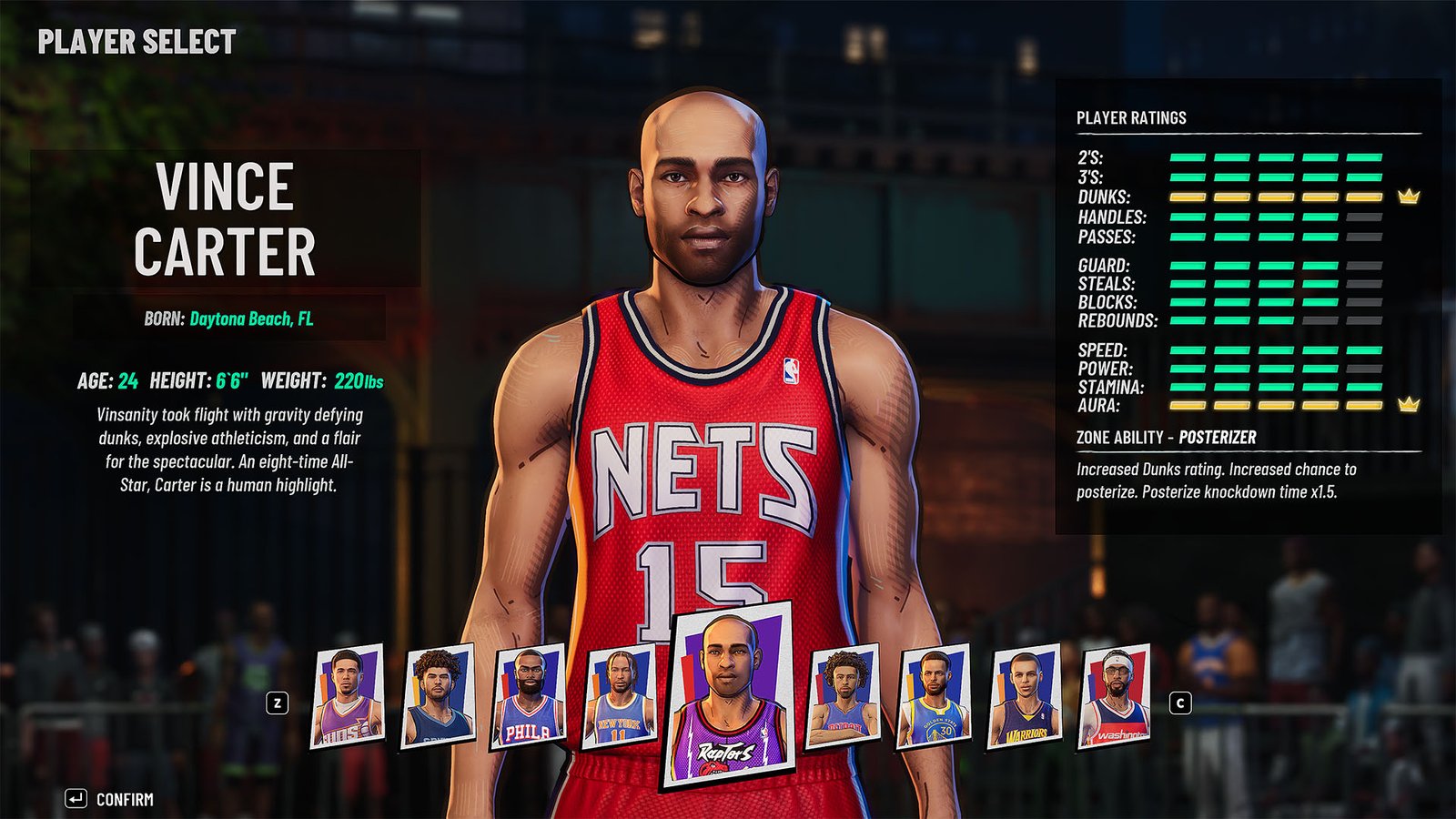 NBA The Run Legends Update Vince Carter