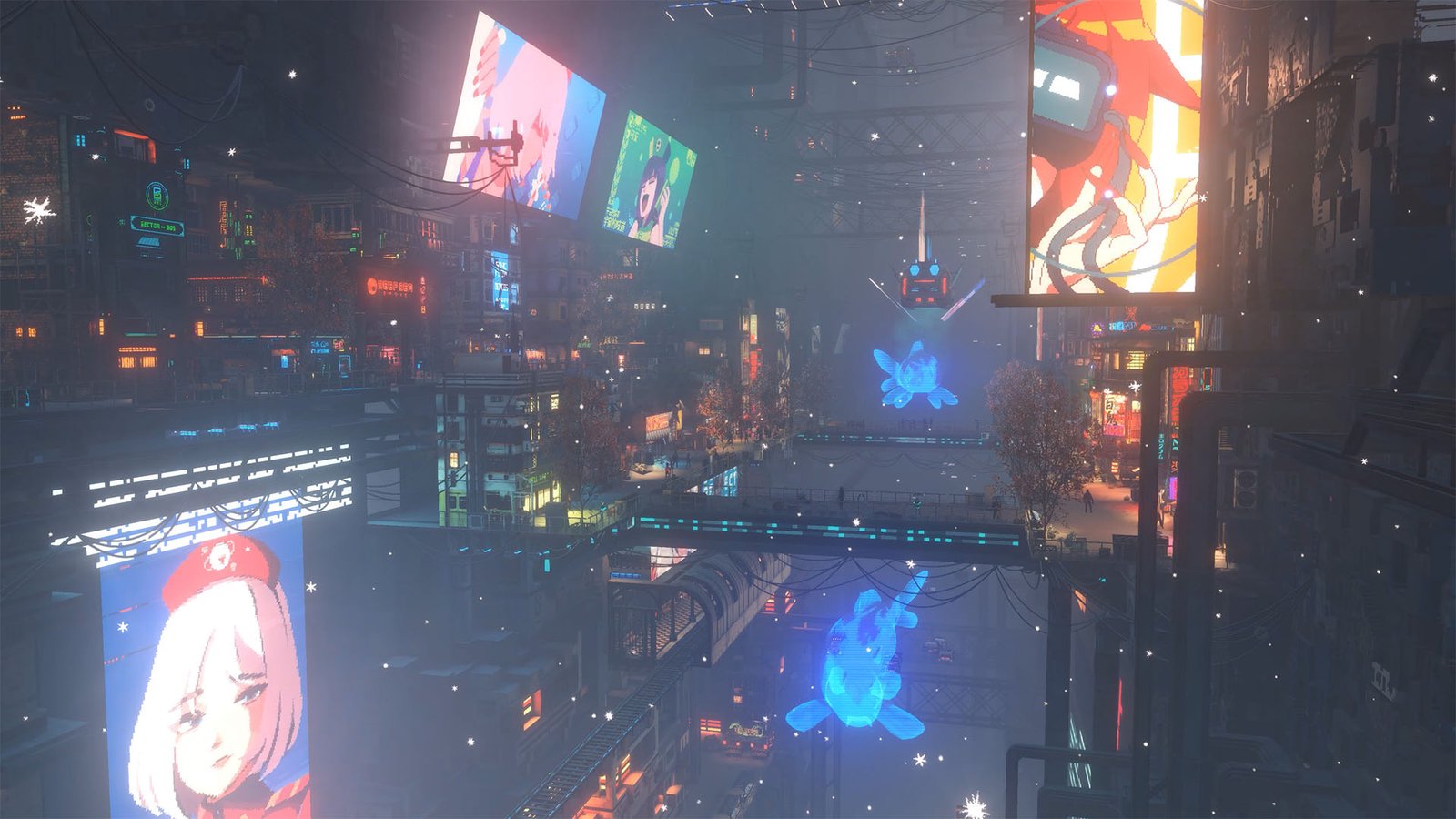 Nivalis Nights PC Launch Opens Up a Cyberpunk Life Sim