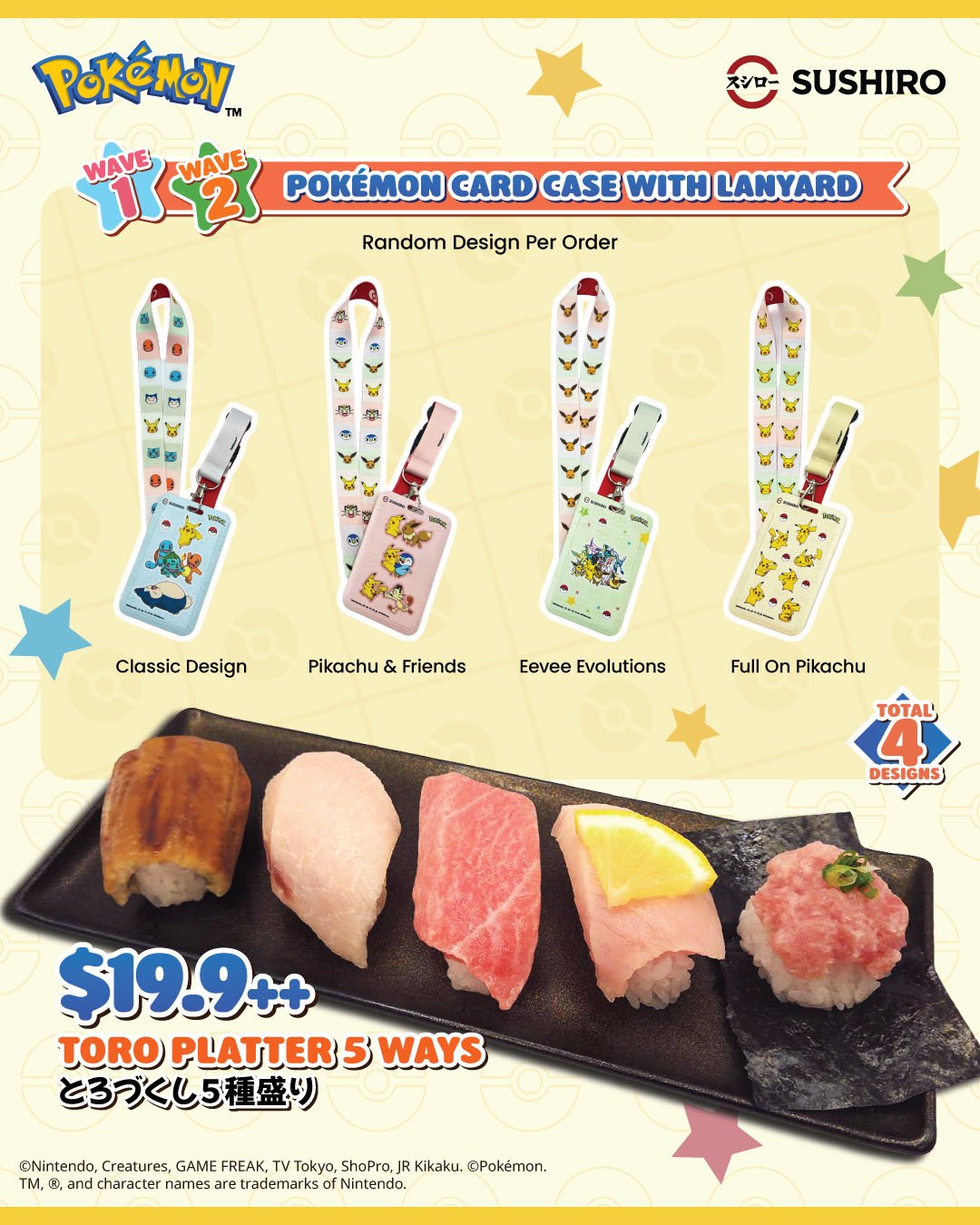 Sushiro Pokémon Singapore Campaign Begins September 10