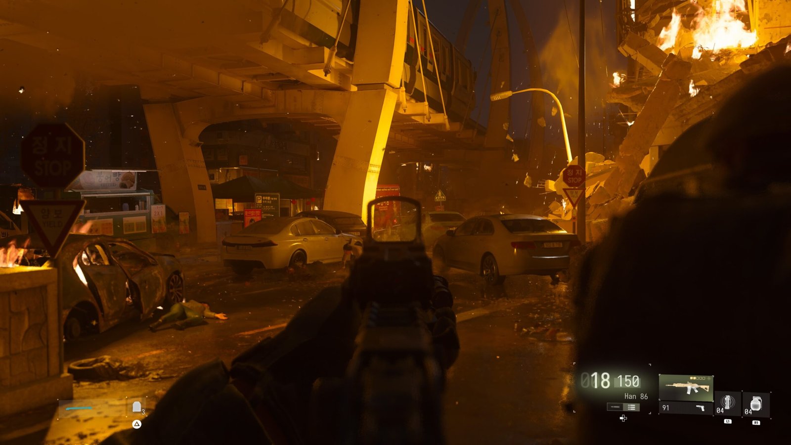 Invaded South Korean streets in Call of Duty: Modern Warfare 4