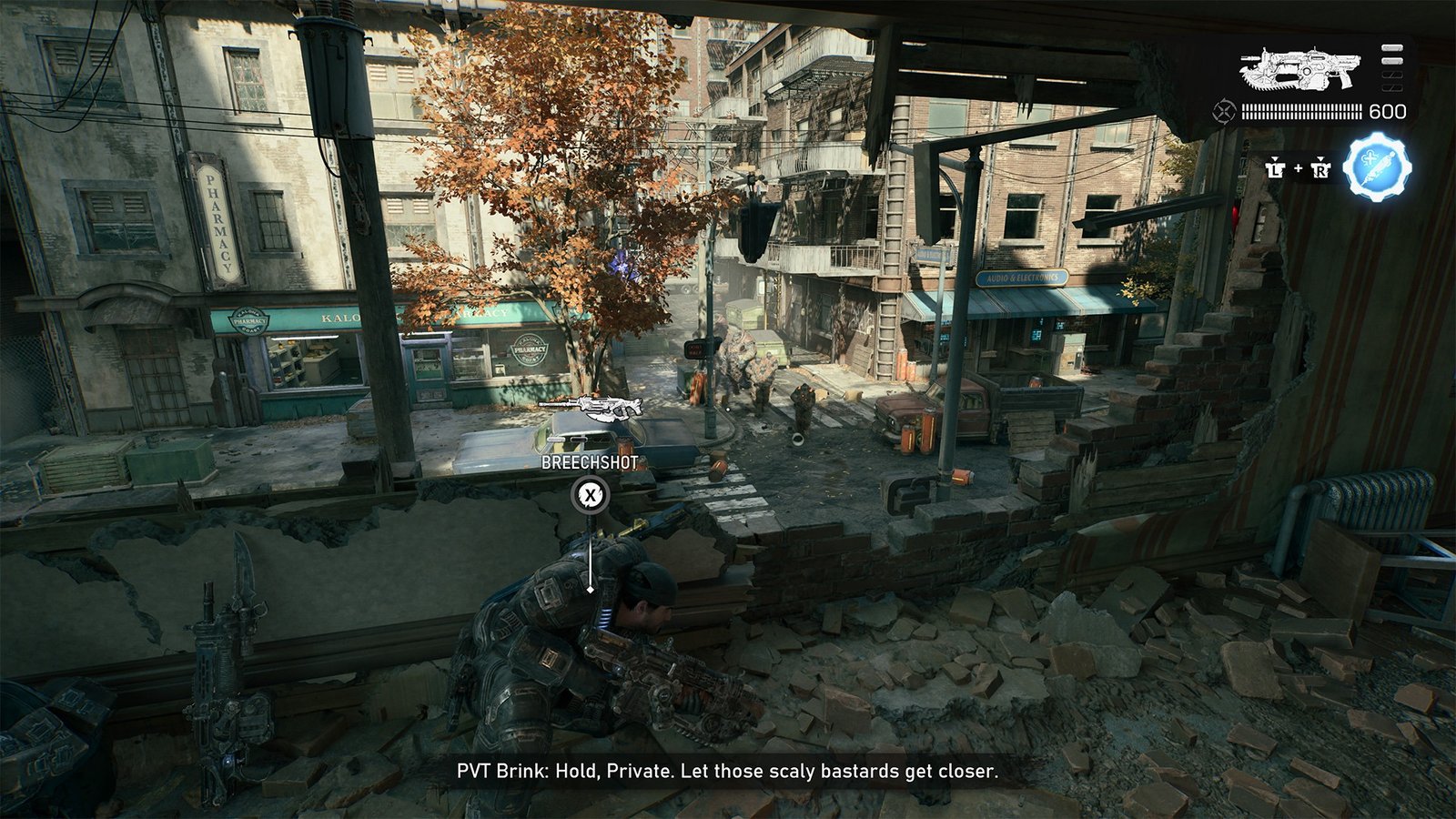 Gears of War: E-Day Cover shooting
