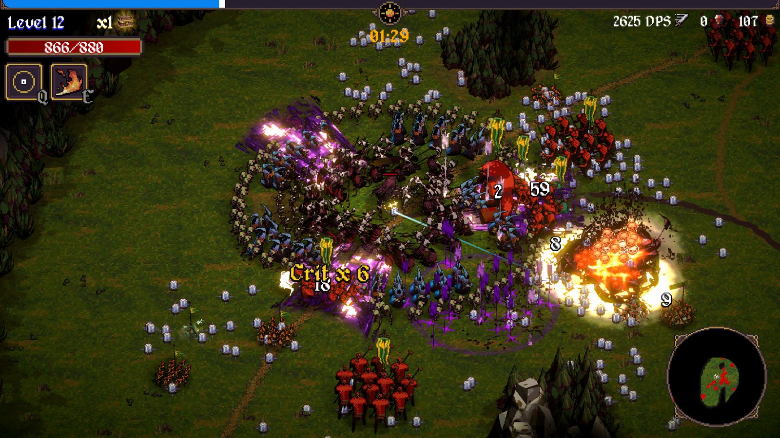 Heroes Never Die Survivor-Like Puts an Army Under Your Command