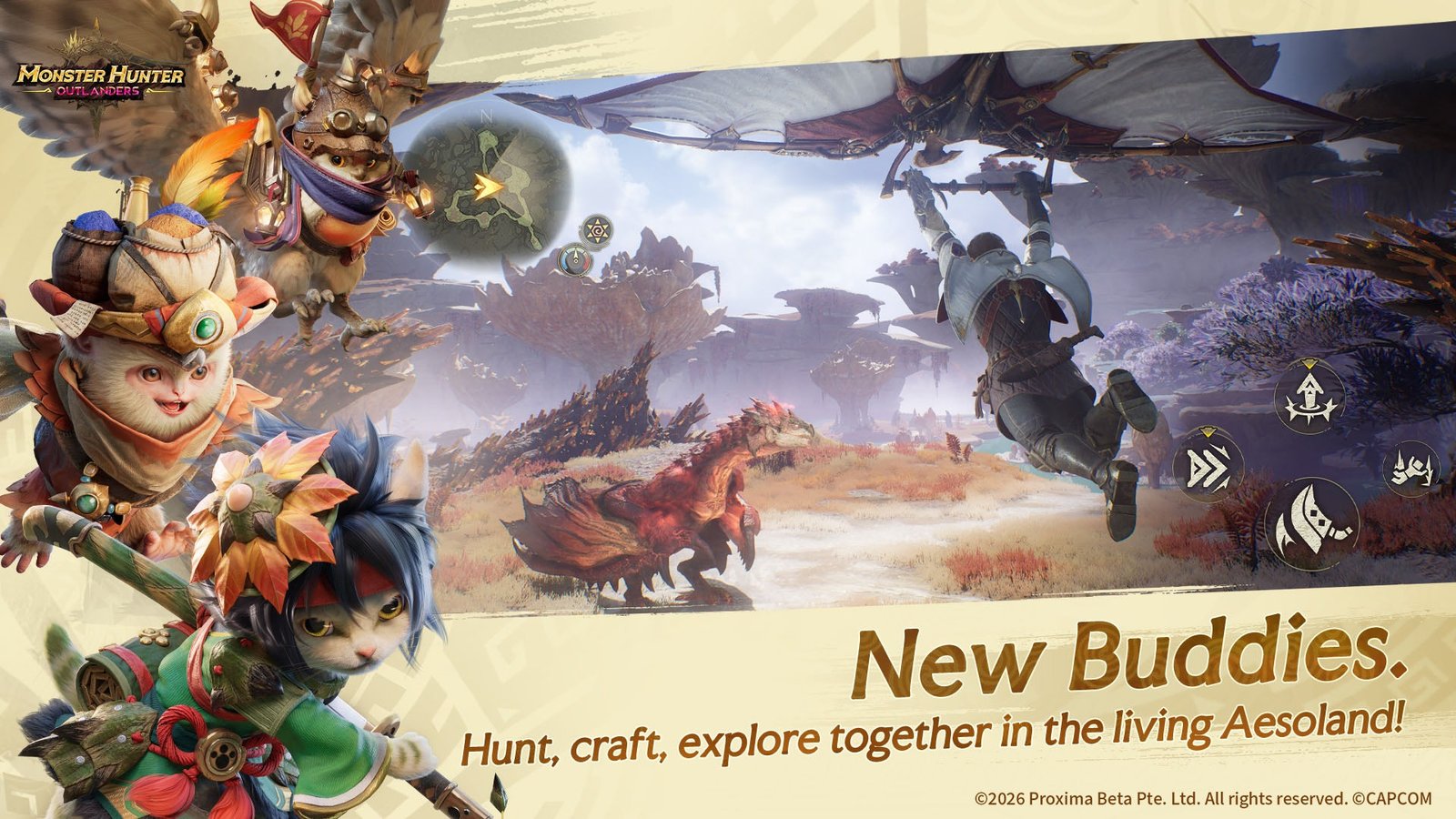 Monster Hunter Outlanders New Buddies