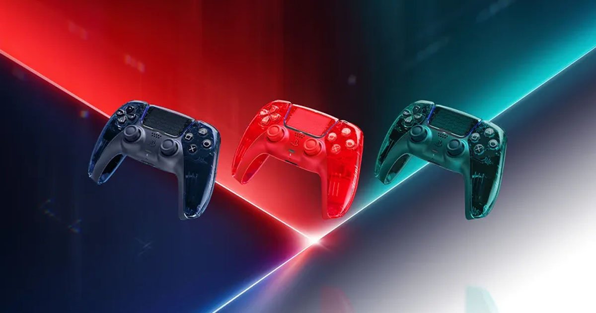 PlayStation Prism Collection Goes See-Through With Flare Orange, Emerald Green & Graphite Gray DualSense and Console Covers