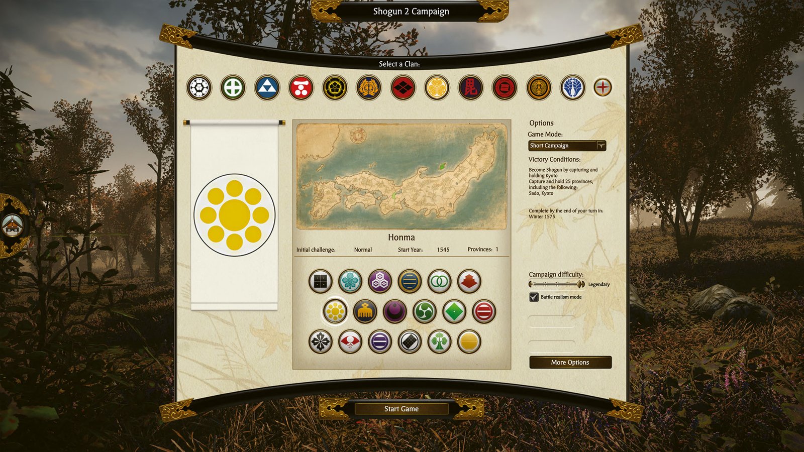 Total War: SHOGUN 2 Complete Edition Clans
