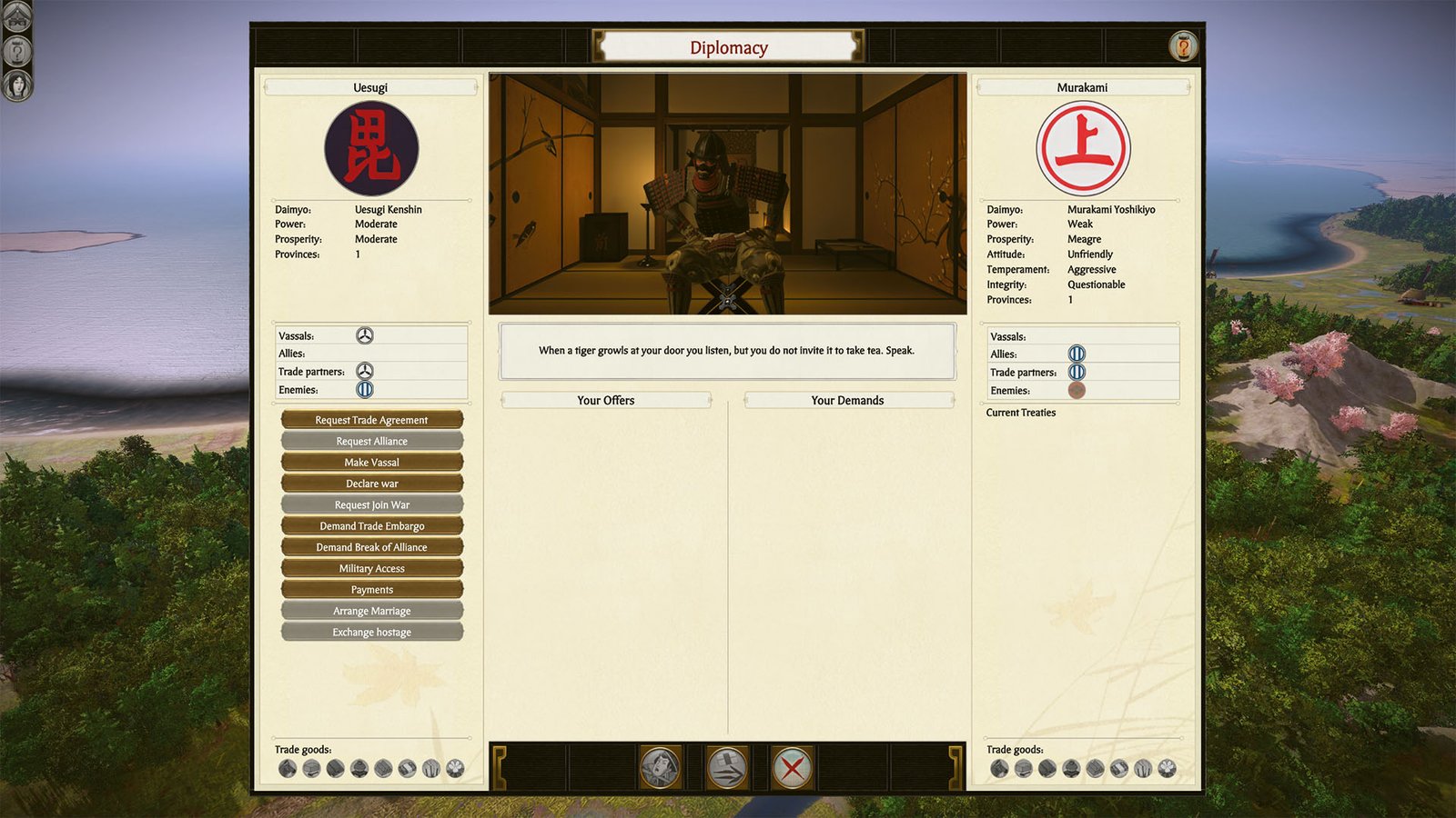 Total War: SHOGUN 2 Complete Edition Diplomacy